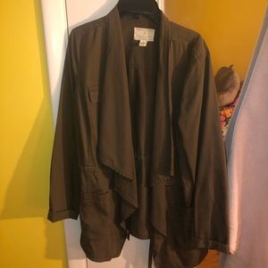 Loose green army jacket